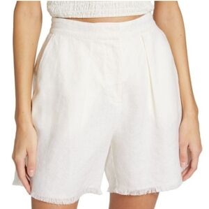 ATM High Waist Linen Shorts